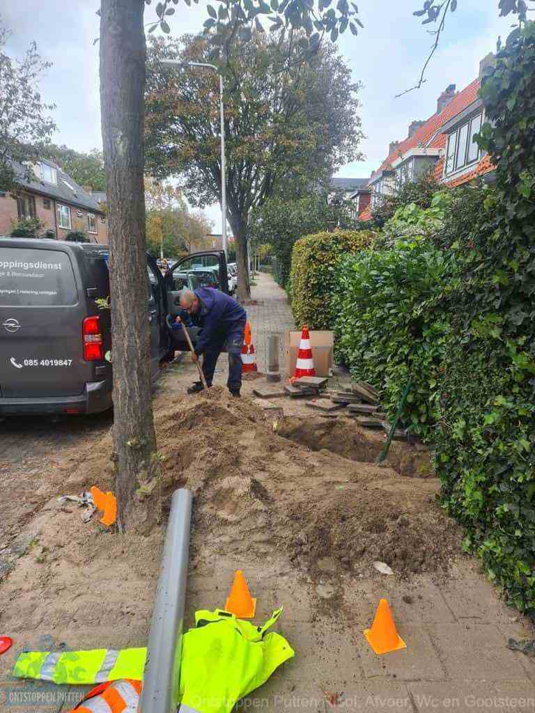Graven riool Putten Graven riool Putten
